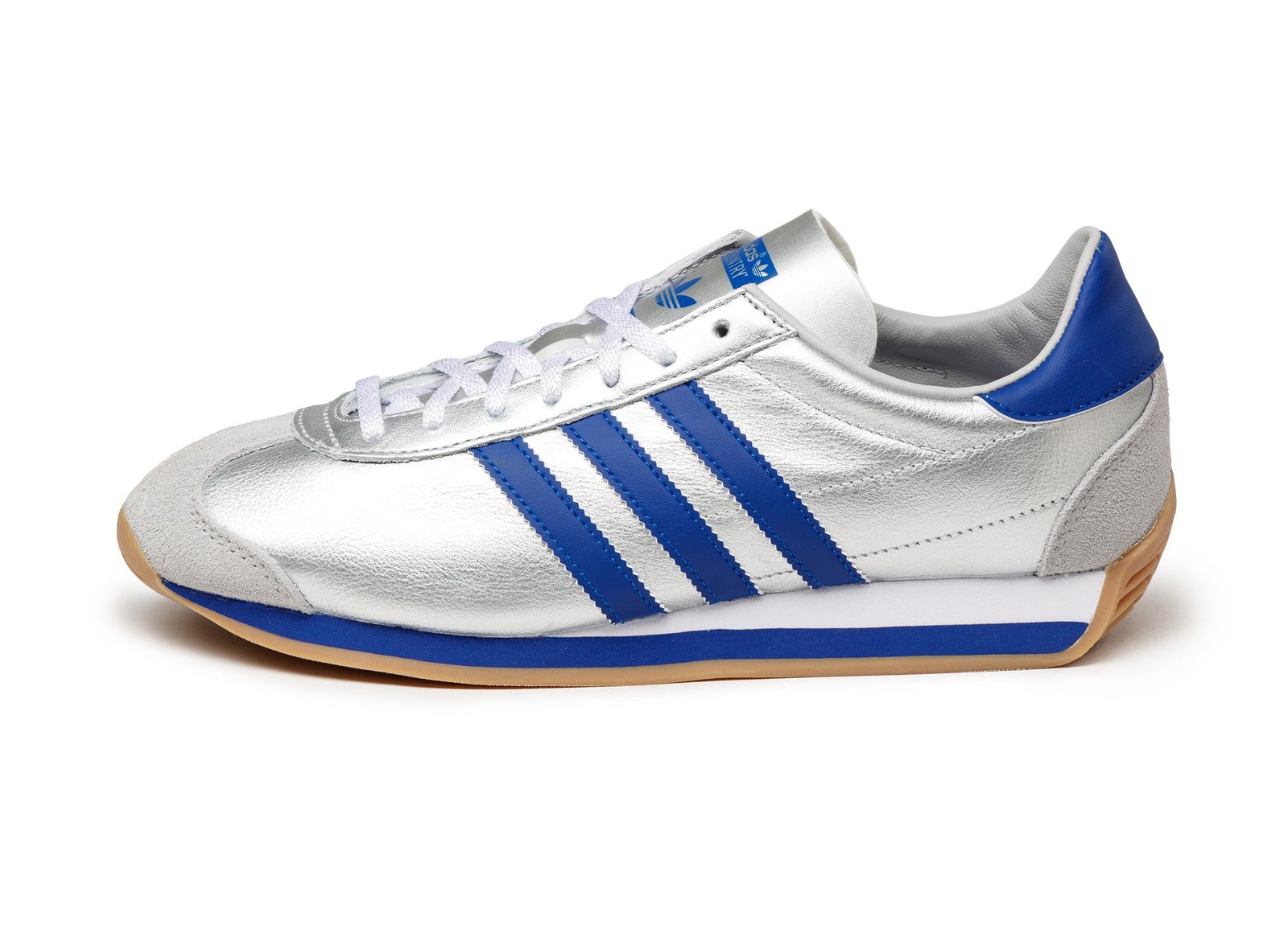 Adidas Country OG
Matte Silver / Bright Blue